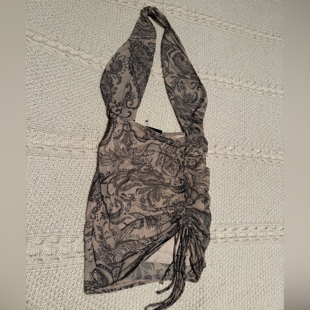 Fashion Nova Flirty In Paisley Mini Dress SZ Small